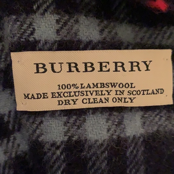 COPY - Blue Burberry scarf - Picture 2 of 3
